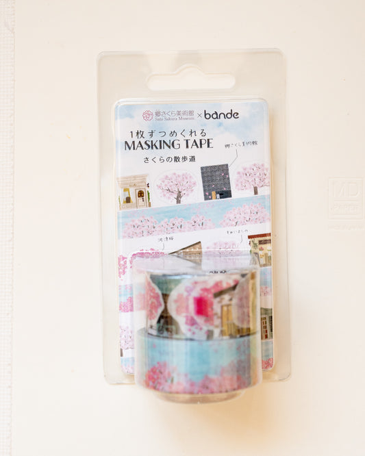 Washi tape stickers Sakura no Sanpomichi
