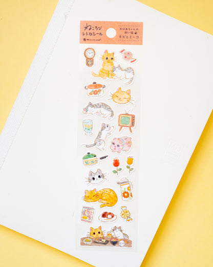 Stickers Chibi et Miiko Nekorobi