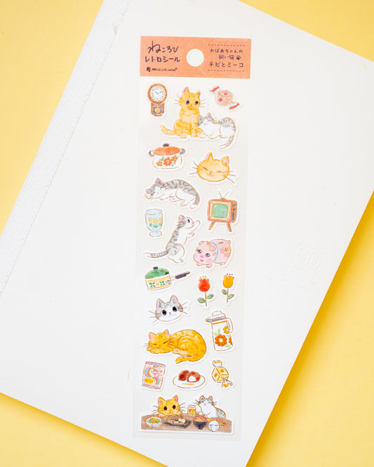Chibi and Miiko Nekorobi Stickers