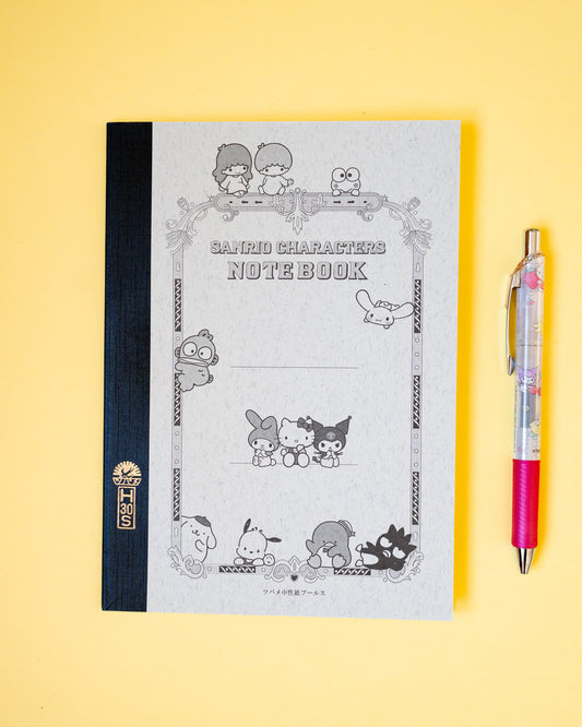 Tsubame Note x Hello Kitty and Sanrio Characters A5 Notebook
