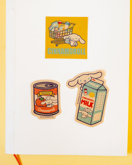 Retro Style Cinnamoroll Kraft Paper Stickers