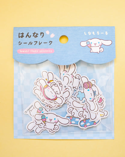 Stickers Flakes Cinnamoroll Papier washi & dorure