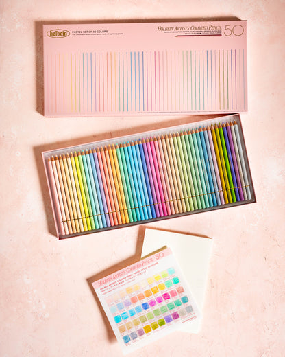 Holbein Pastel Colored Pencils (Copy) Set of 50