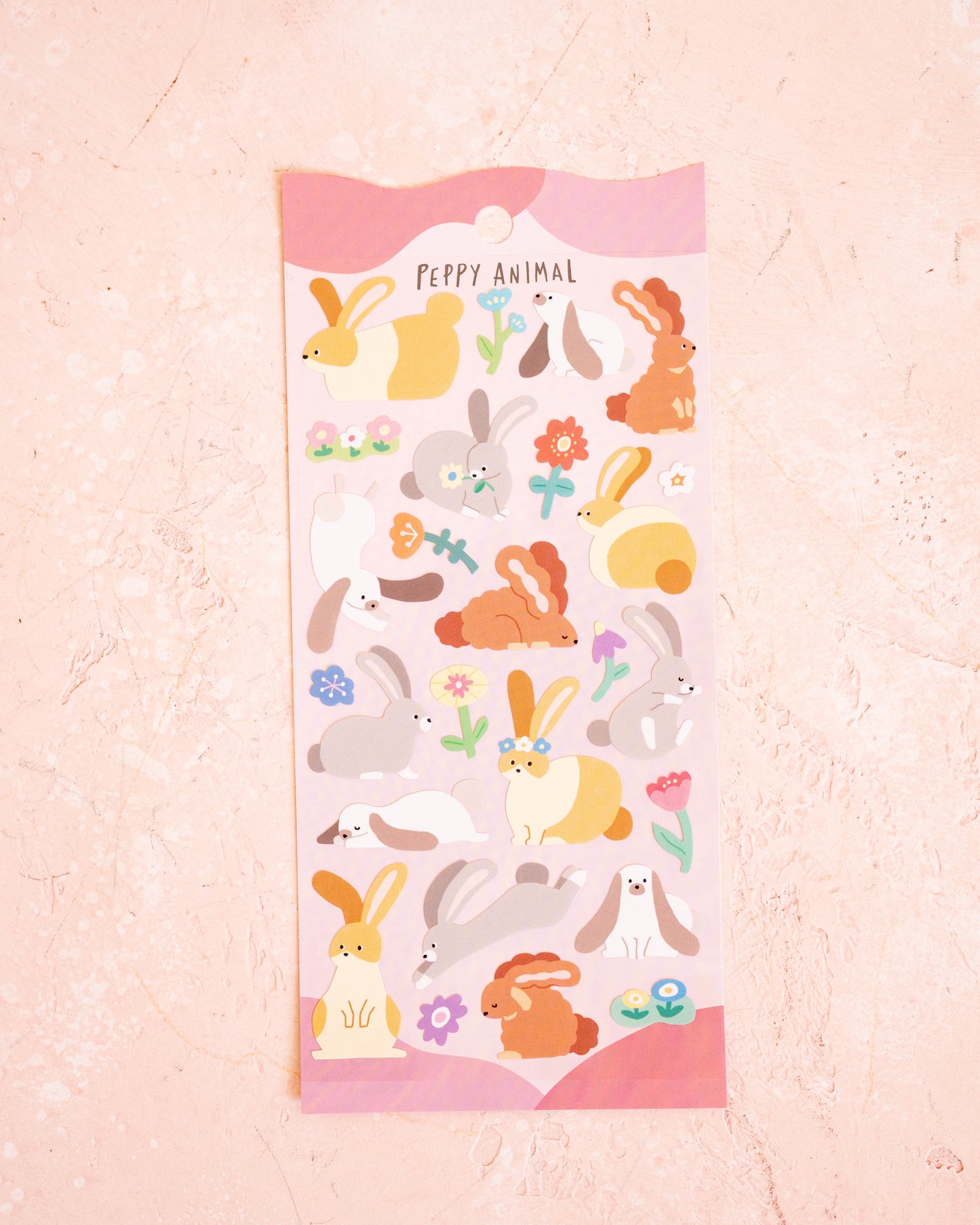 Stickers Peppy Animals Lapins Mindwave