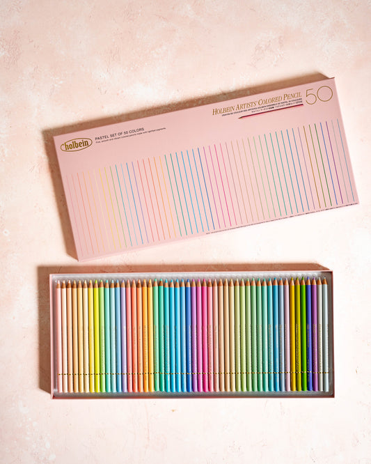 Holbein Pastel Colored Pencils (Copy) Set of 50