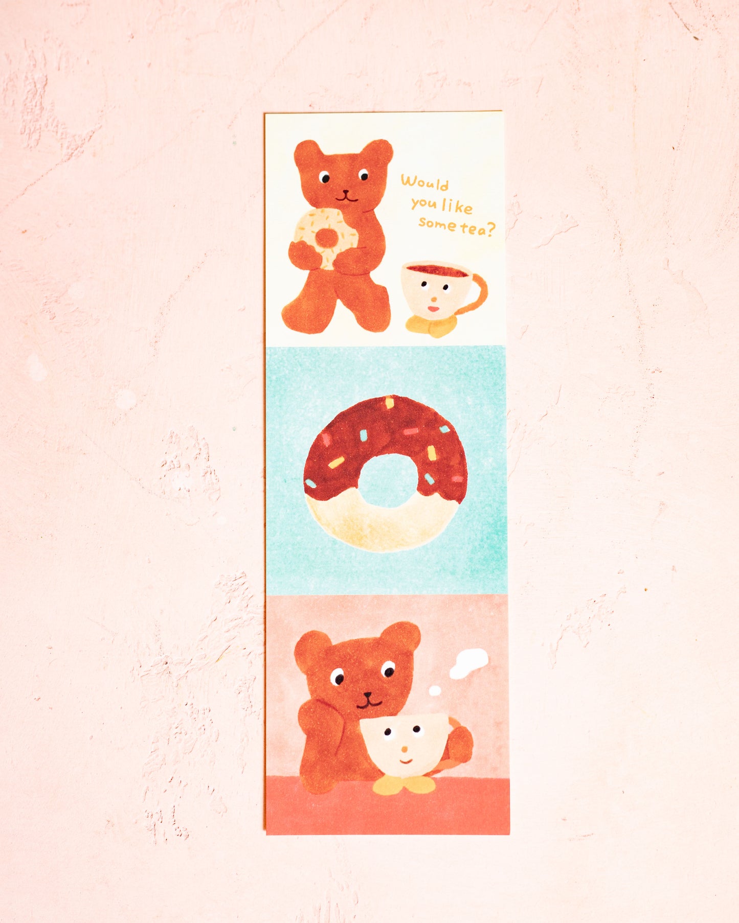 Grande Carte Illustrée Thé et donut – Totsuka Misako (3 parties)