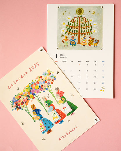 2025 Calendar Aiko Fukawa