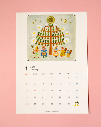 2025 Calendar Aiko Fukawa