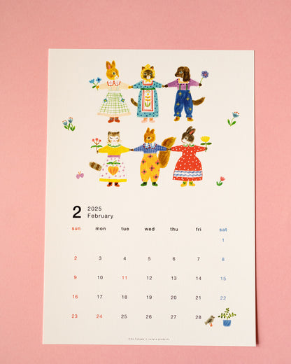 2025 Calendar Aiko Fukawa