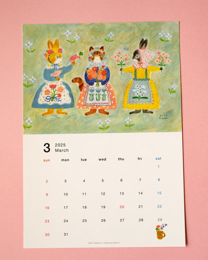 2025 Calendar Aiko Fukawa