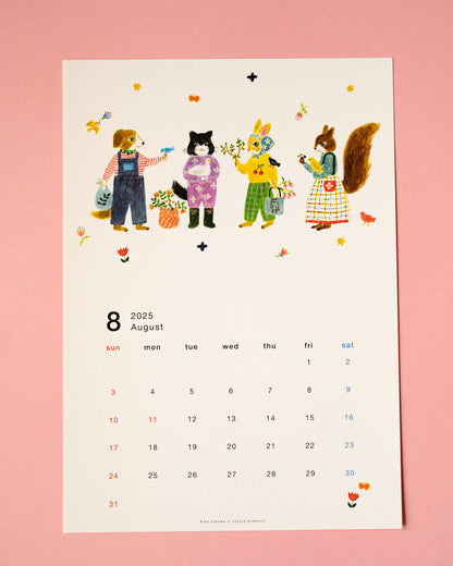 2025 Calendar Aiko Fukawa