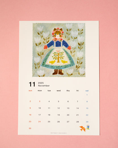 2025 Calendar Aiko Fukawa