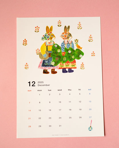 2025 Calendar Aiko Fukawa