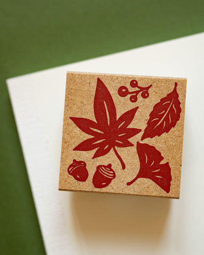 Autumn Stamps (pattern of your choice) Kodomo no Kao x Egg-stamp