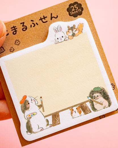Notes Autocollantes Animaux Artistes