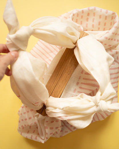 Furoshiki Patchin en Bois de Chêne