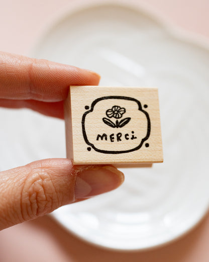 Hankodori Flower Thank You Stamp 