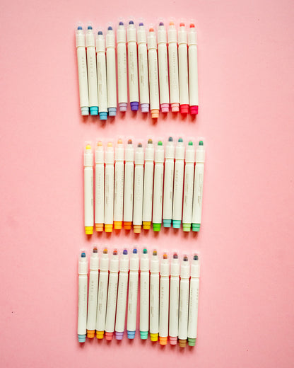Kobaru Maru Liner 36-pack Round Tip Highlighter Pens