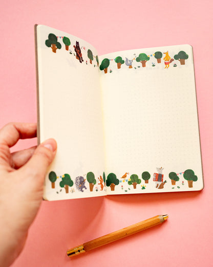 Carnet Yuru Log Animaux de la Forêt