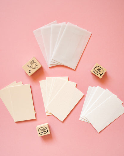 Set of 30 Blank Japanese Paper Cards with Envelopes - Ideal for Personalized Cards