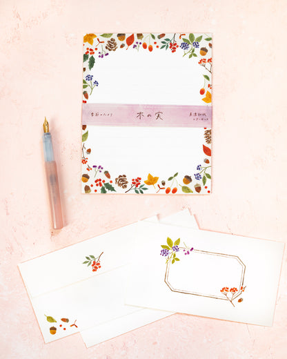 Set de Papier à lettres Nuts