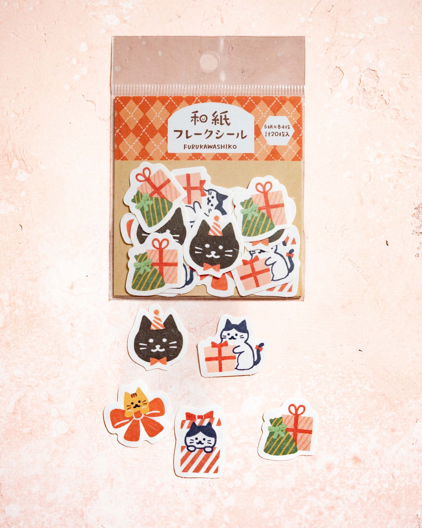 Furukawa Shiko Cat Flakes Stickers and Gifts