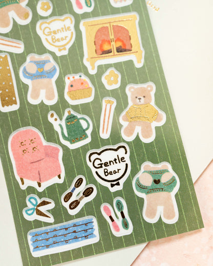 Stickers Ours et Tricot Furukawa Shiko