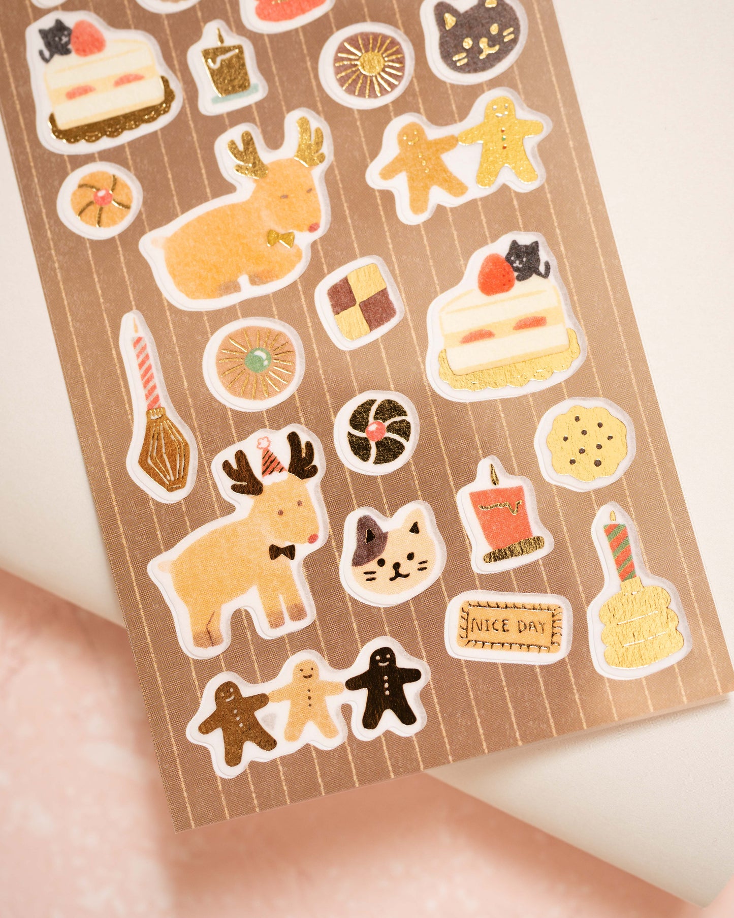 Reindeer and Cookies Stickers Furukawa Shiko