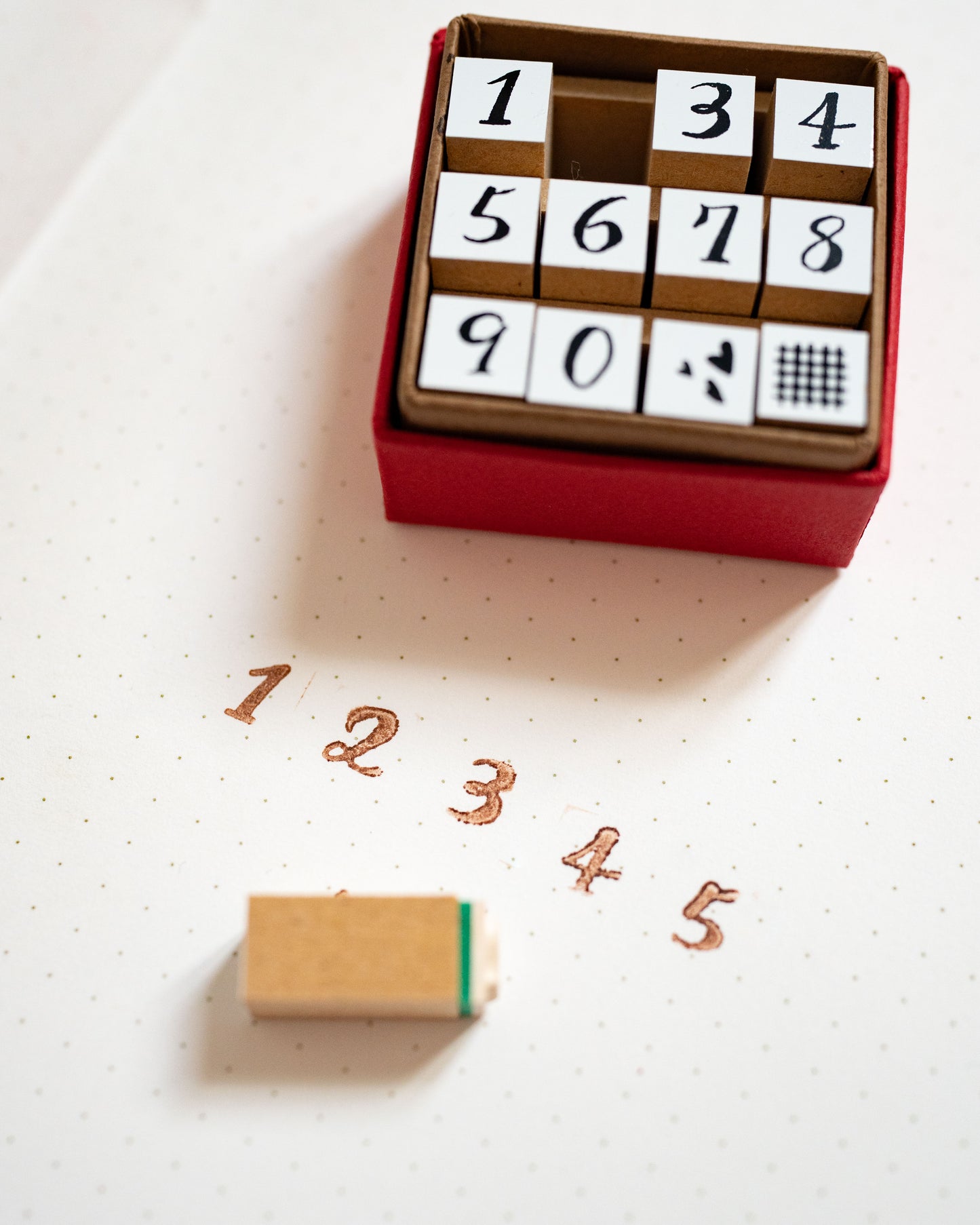 Set de tampons Chiffres Petit Number Stamp