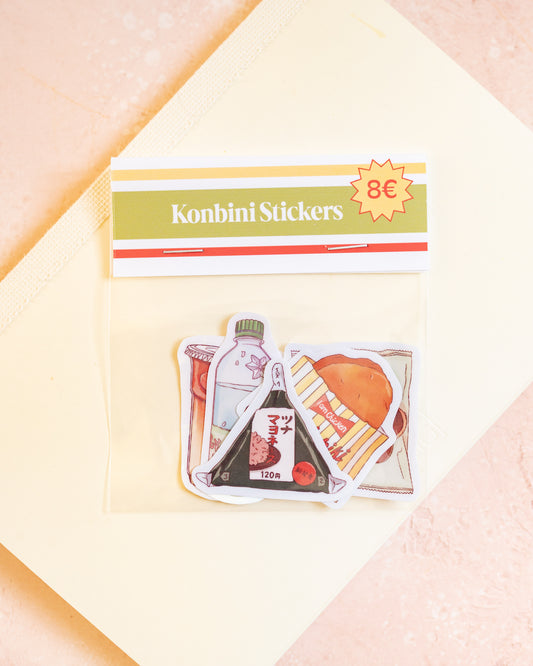 Konbini Laraflo Design Large Sticker Pack