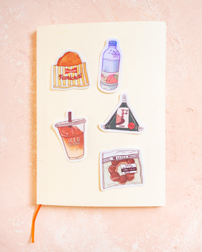 Pack de Grands Stickers Konbini Laraflo Design