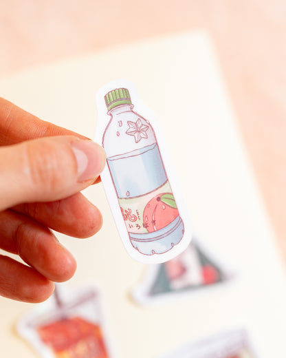 Pack de Grands Stickers Konbini Laraflo Design