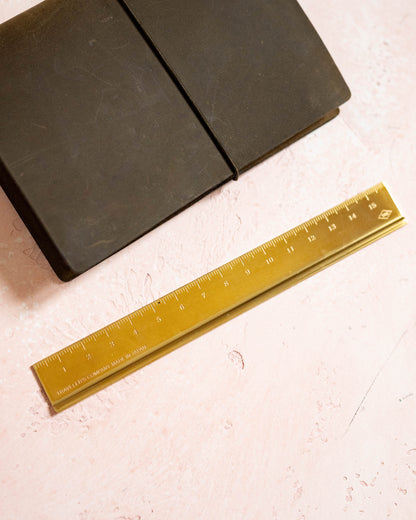 Brass Ruler – Traveler's Company TRC Brass