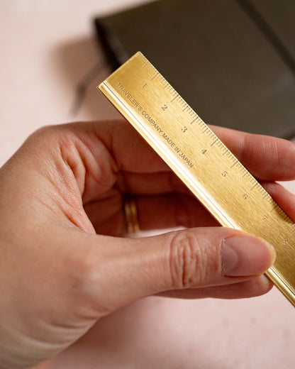 Brass Ruler – Traveler's Company TRC Brass