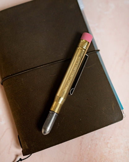 Traveler’s Company TRC Brass Pencil Holder
