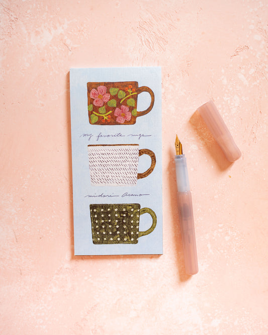 Bloc-notes My Favourite Mugs Midori Asano