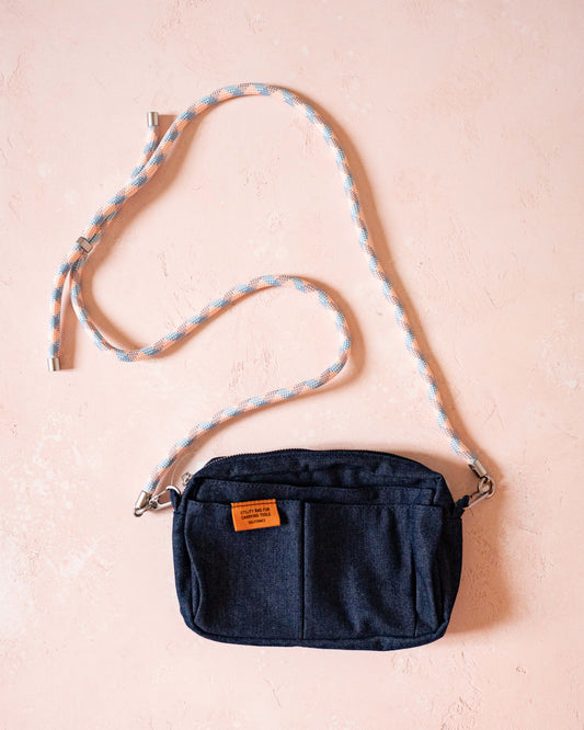 Delfonics Pouch Shoulder Strap Crossbody Light Pink