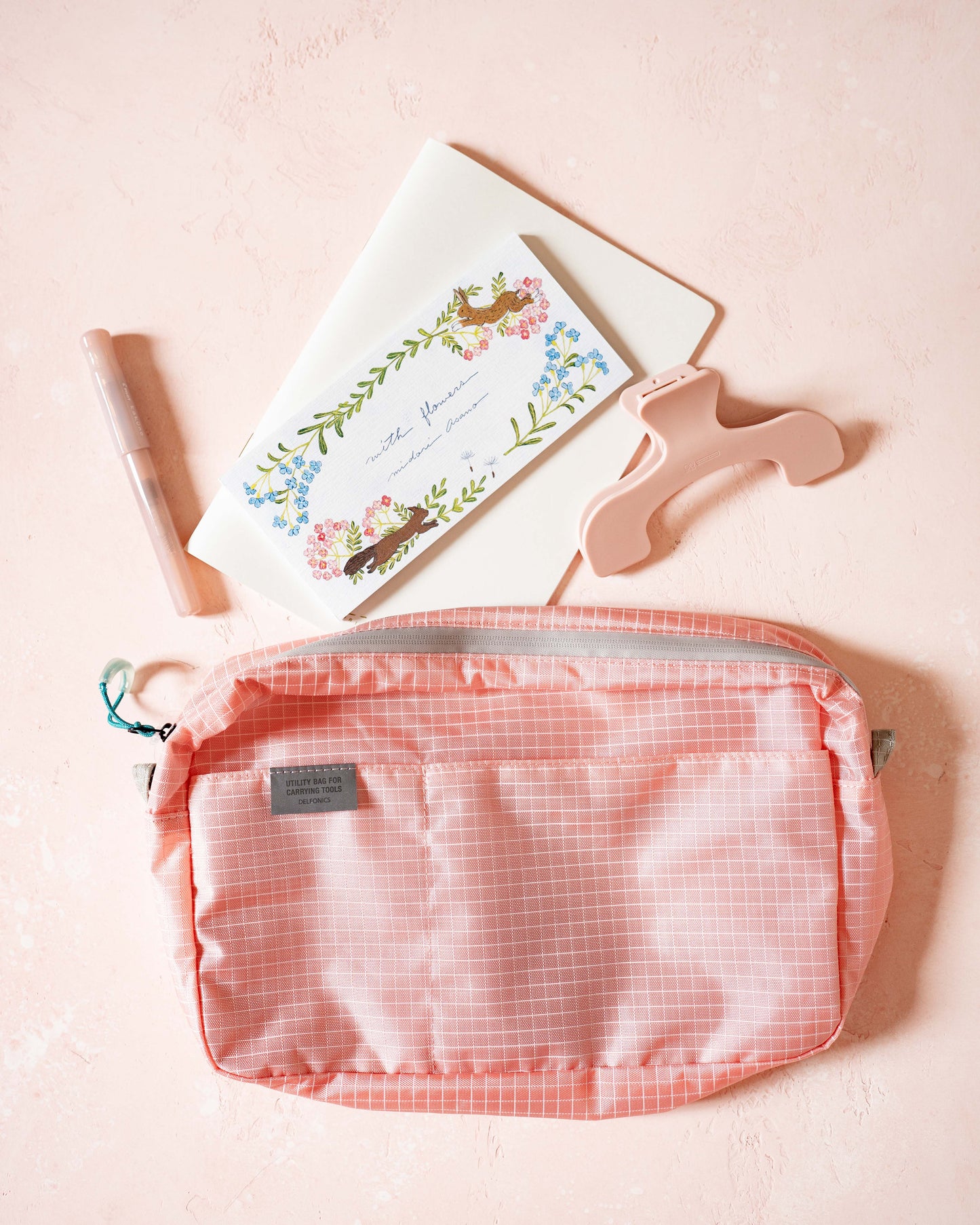 Delfonics Föhre Inner Carrying Water Repellent Light Pink - Medium