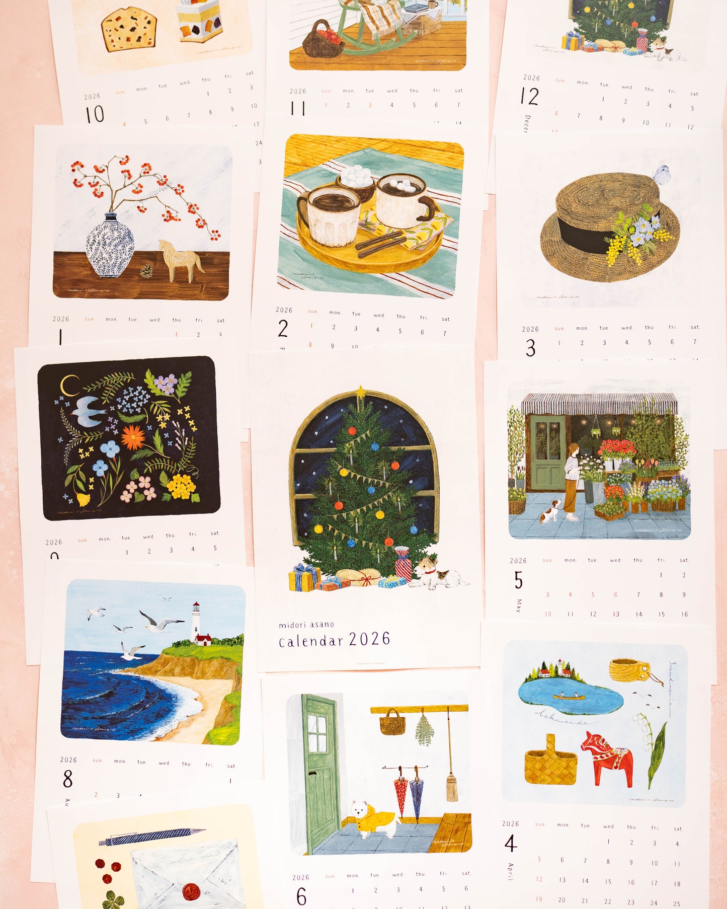 2026 Midori Asano Calendar