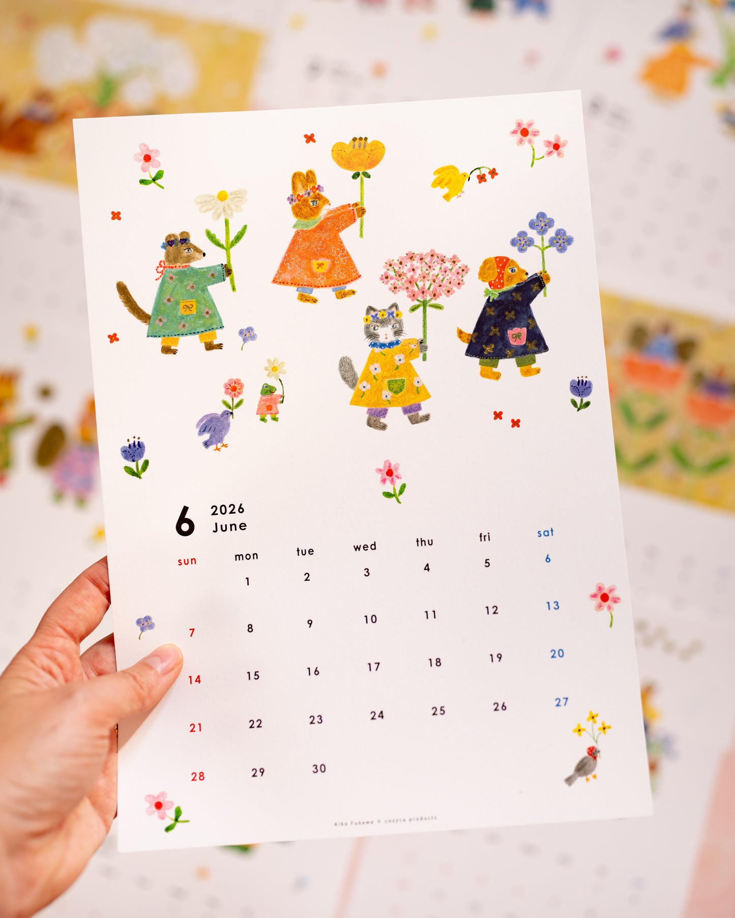 2026 Calendar Aiko Fukawa