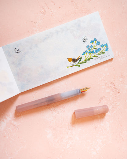Bloc-notes With Flowers Midori Asano