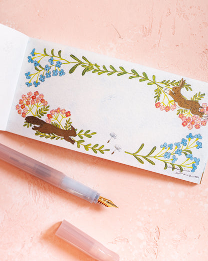 Bloc-notes With Flowers Midori Asano