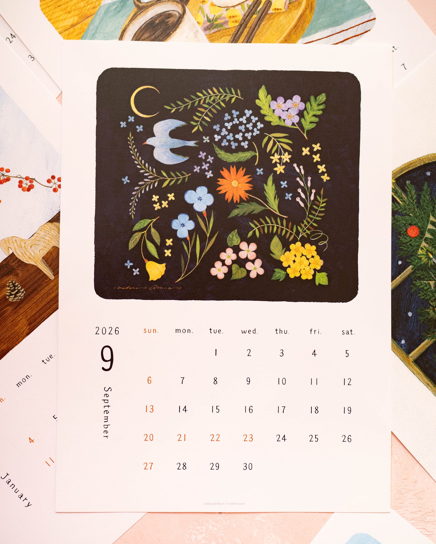 2026 Midori Asano Calendar