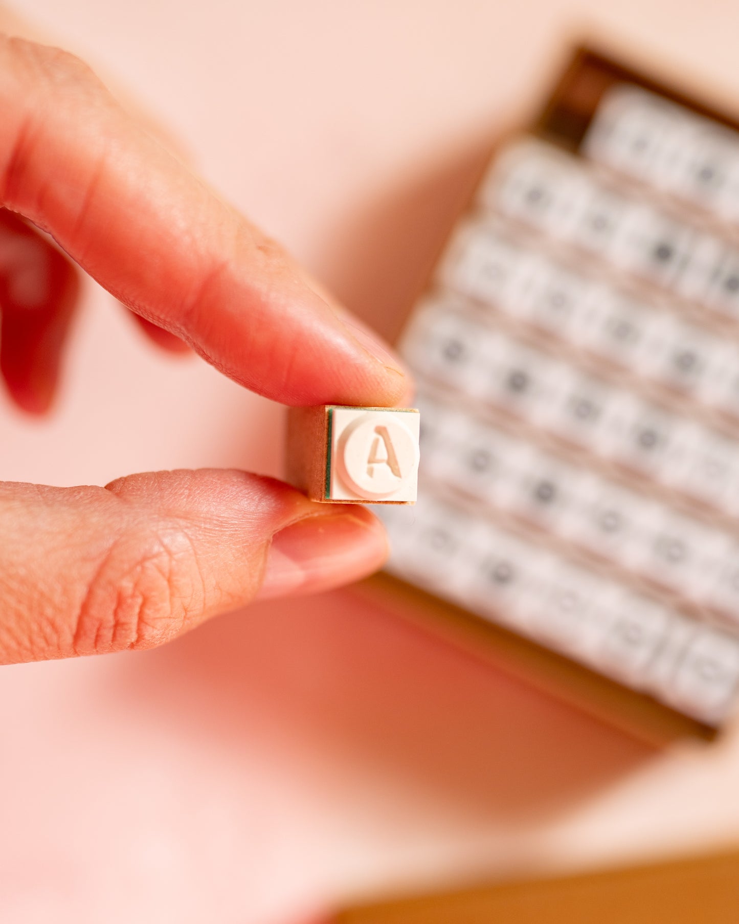 Set de tampons Alphabet Majuscules et Chiffres