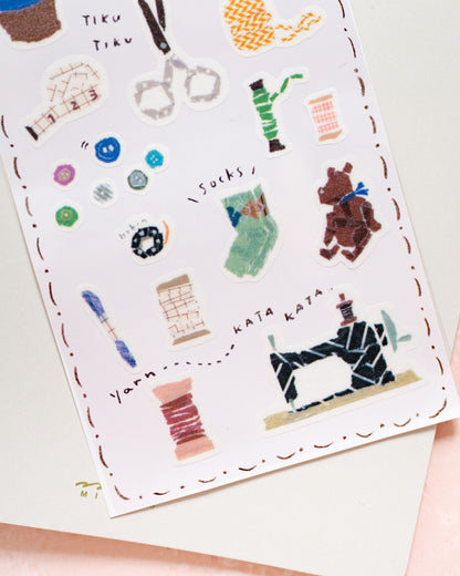 Stickers Miki Tamura Sewing