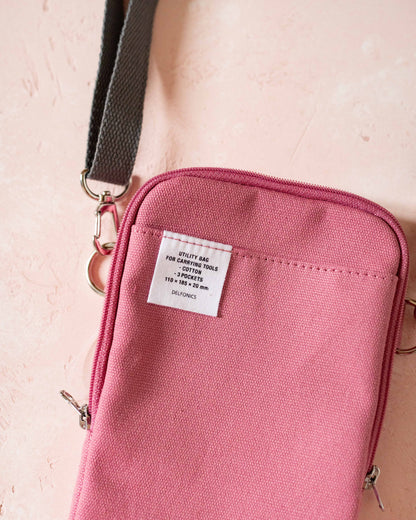 Delfonics Carrying Phone and Passport Pouch Pink