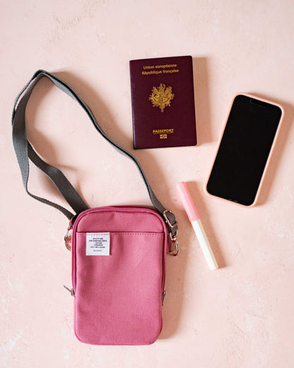 Delfonics Carrying Phone and Passport Pouch Pink