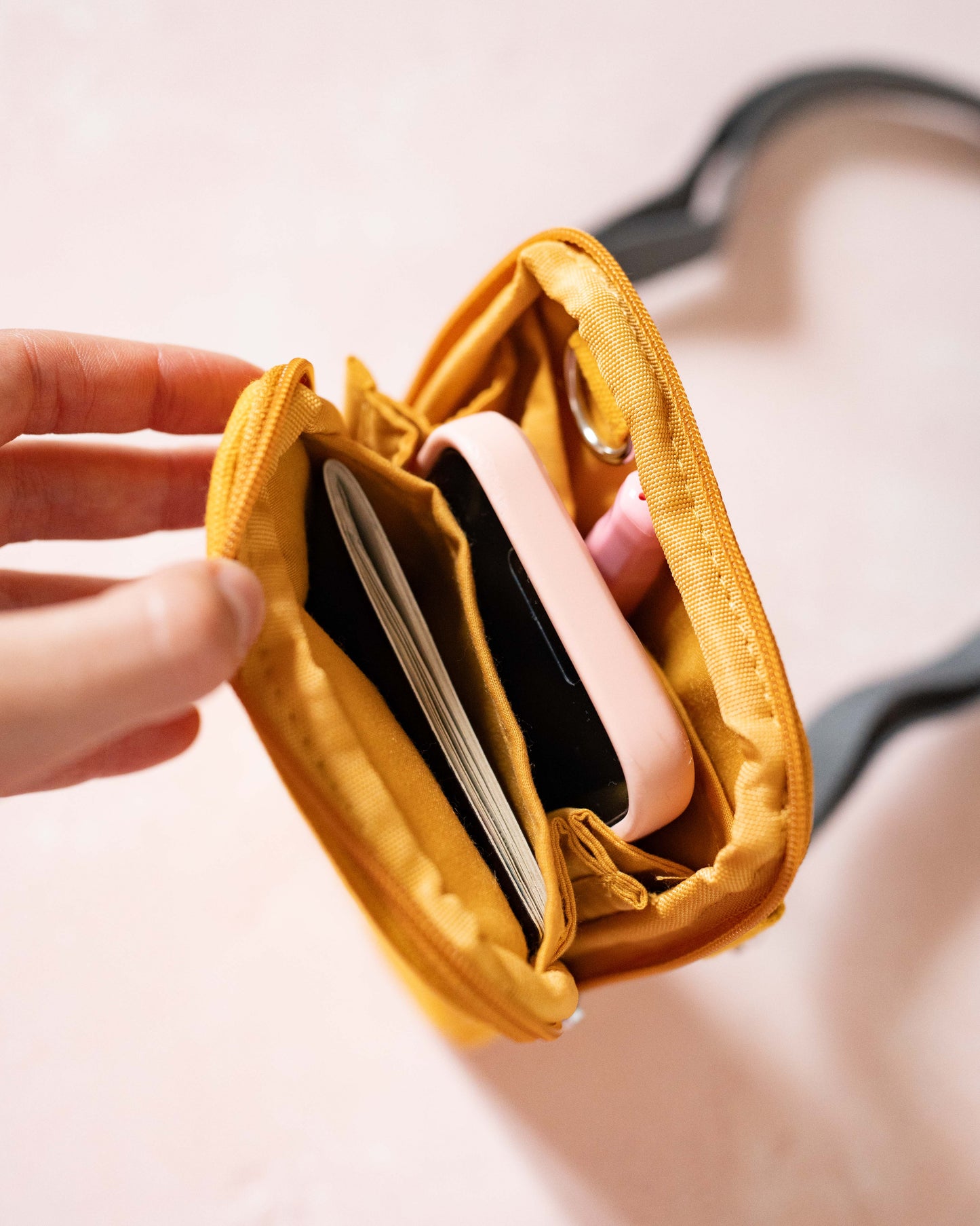 Delfonics Carrying Phone and Passport Pouch Yellow