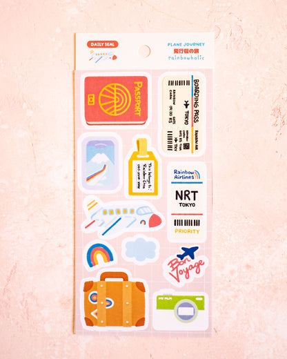 Stickers Airplane Travel – Rainbowholic × Tazdaunicorn