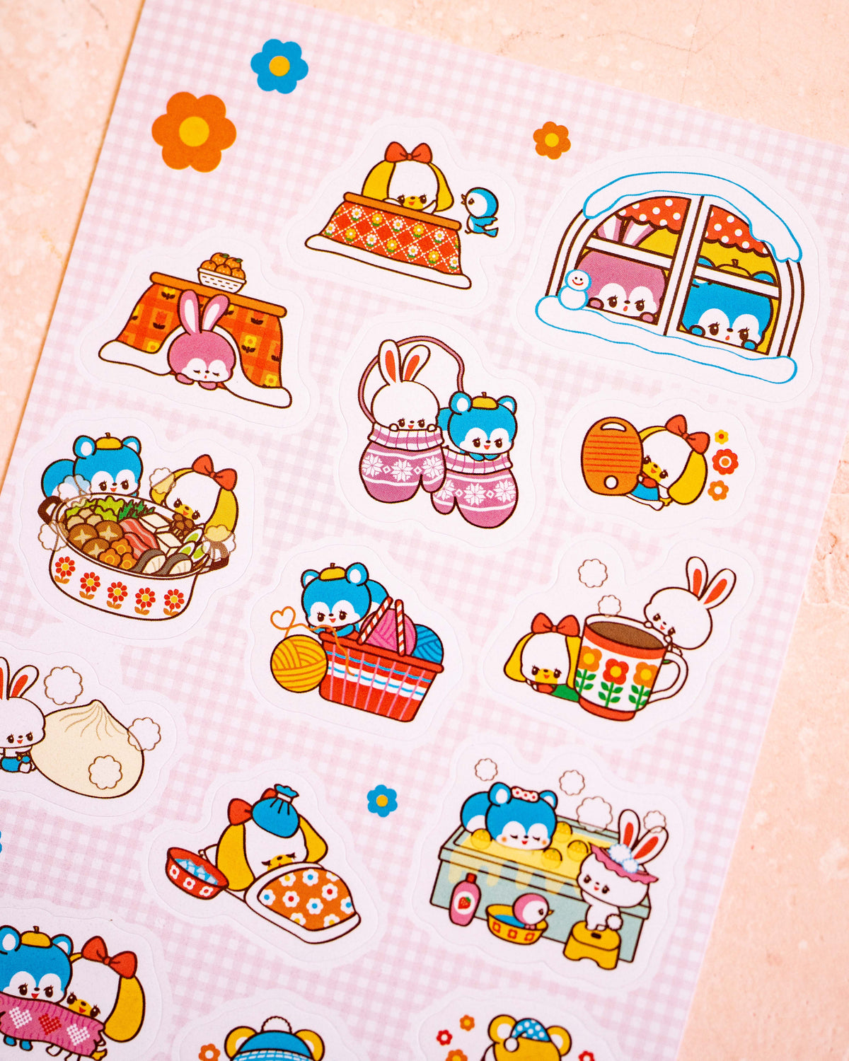 Stickers Cosy Winter – Rainbowholic × Ochame Friends